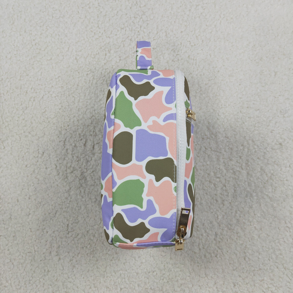 USA Warehouse (IN STOCK) Bag BA0463 Baby Kids Rabbits Camo Easter Zipper School Lunch Boxes