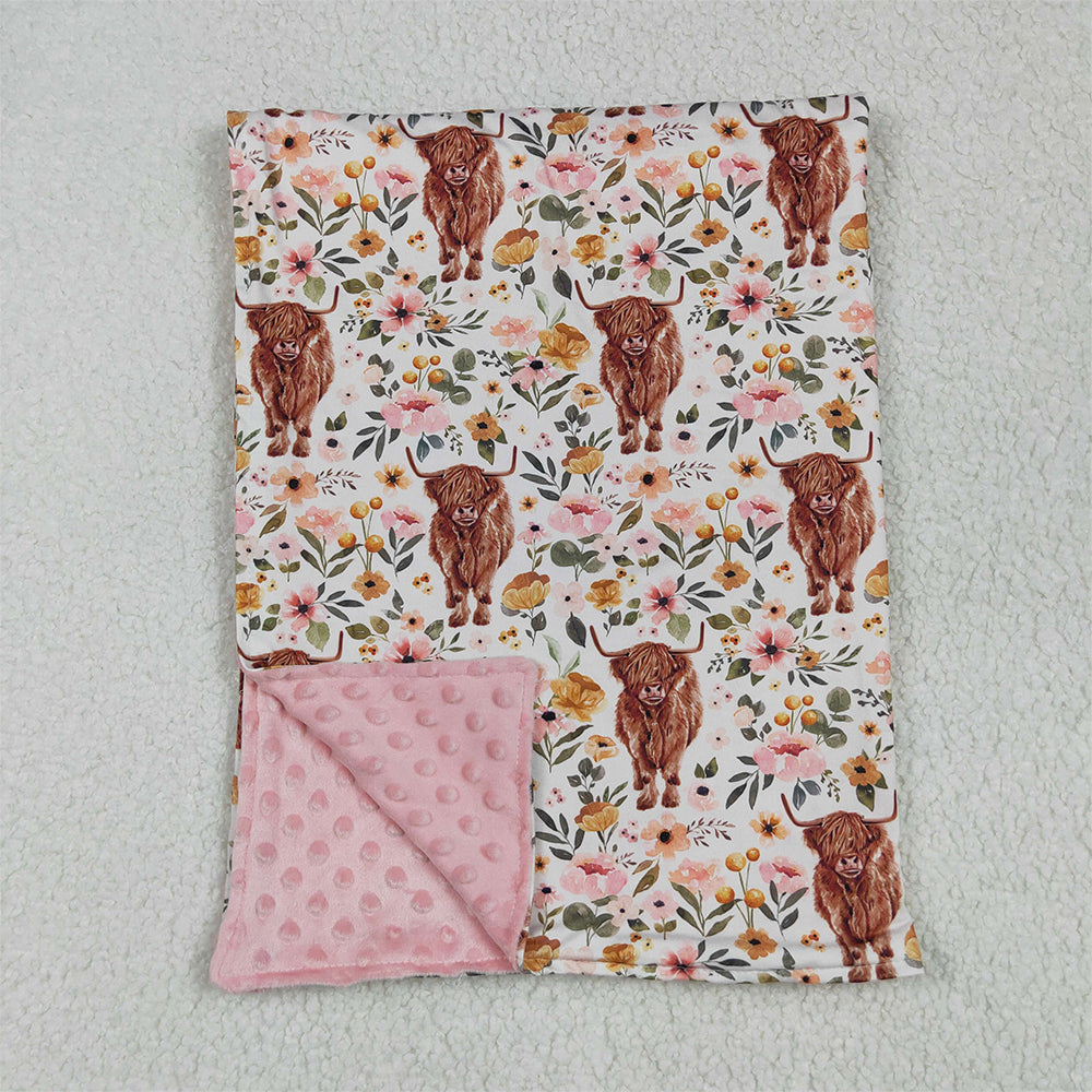 USA Warehouse (IN STOCK)  Deer Duck Camo Patchwork Baby Kids Blankets Soft Plush Lightweight Stroller Blanket for Boys And Girls