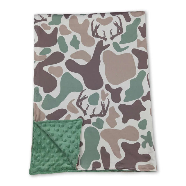 USA Warehouse (IN STOCK) Sibling Baby Kids Colorful Bows Flowers Print Blankets
