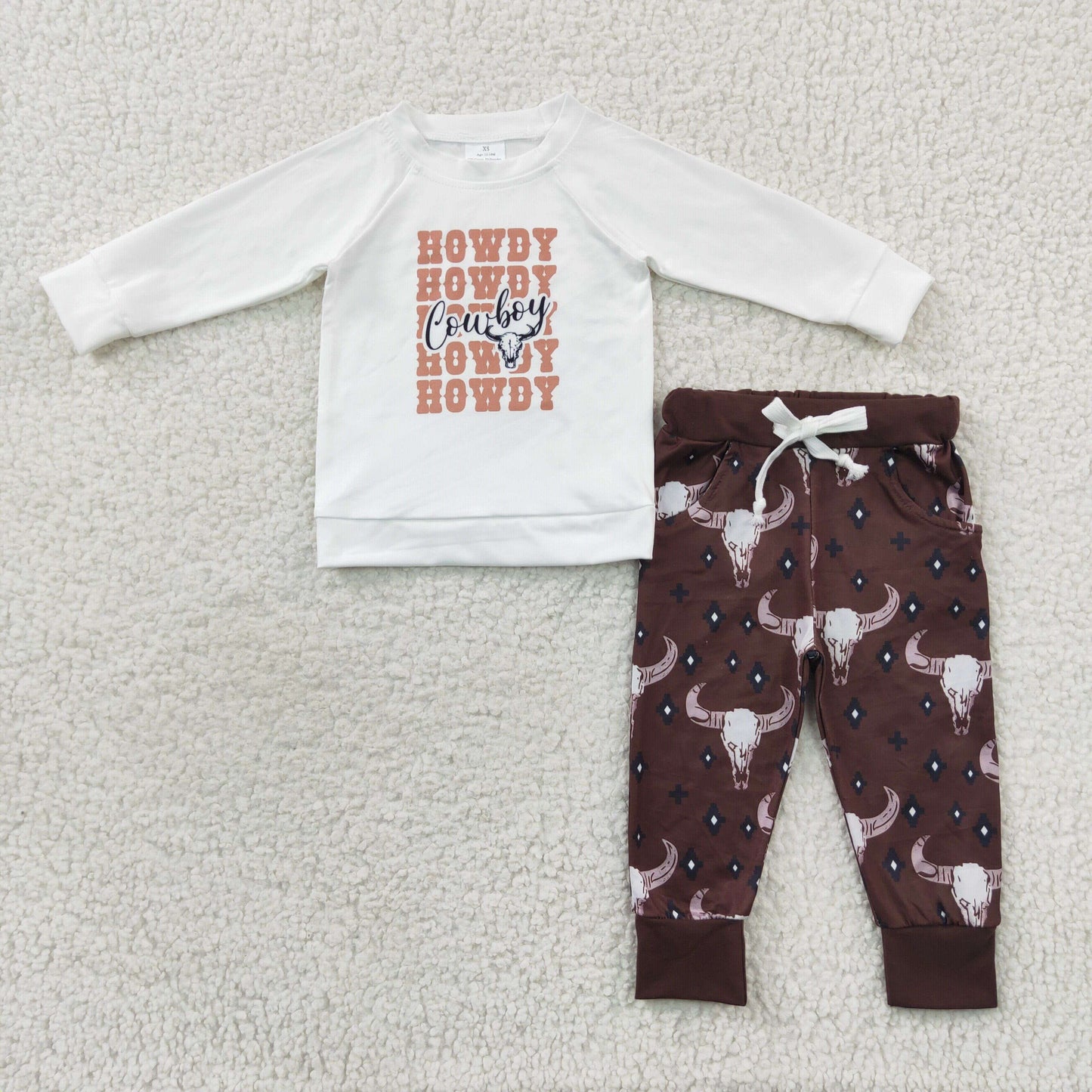 BLP0249  Kids boys clothes long sleeves top with trousers set-promotion 2024.9.7 $5.5