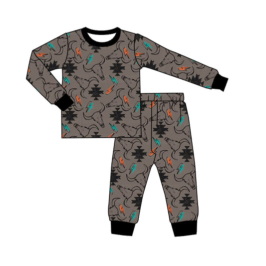 BLP0481  Pre-order baby boy clothes long sleeve top with trousers kids autumn set