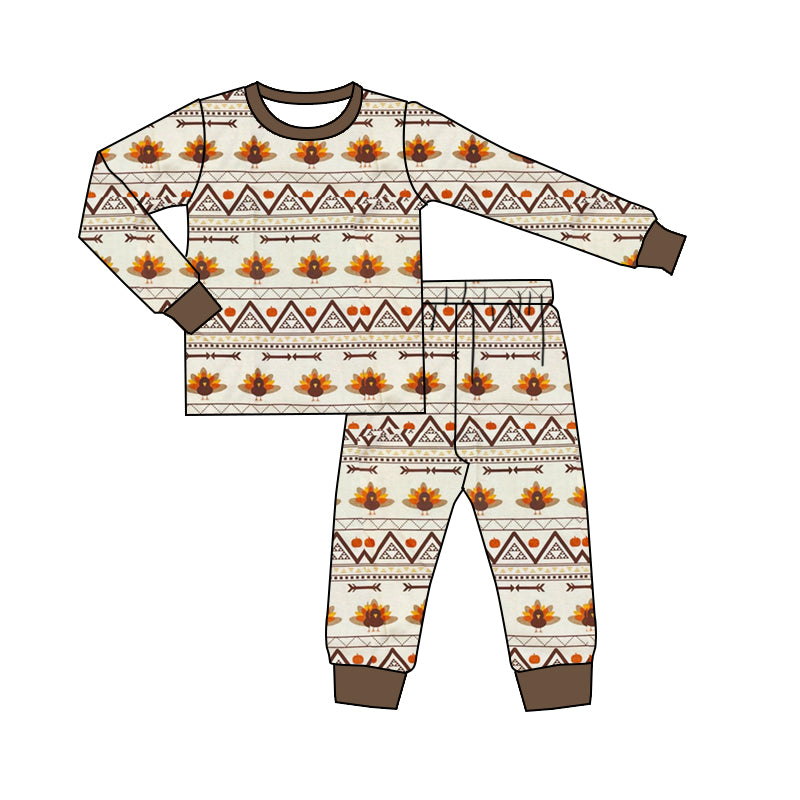 BLP0482  Pre-order baby boy clothes long sleeve top with trousers kids autumn set