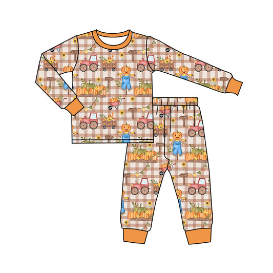 BLP0502  Pre-order baby boy clothes long sleeve top with trousers kids autumn set