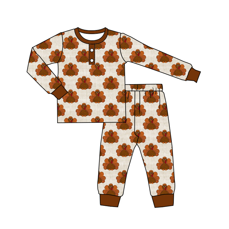 BLP0519  Pre-order baby boy clothes long sleeve top with trousers kids summer set