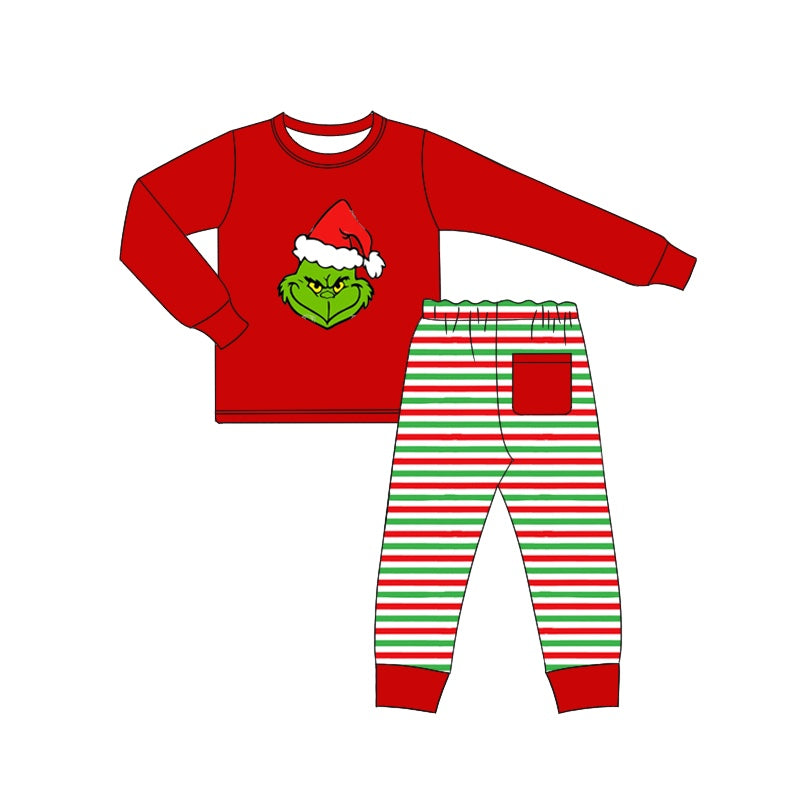 BLP0532  Pre-order baby boy clothes long sleeve top with trousers kids autumn set