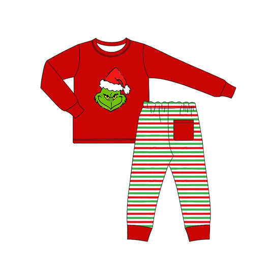 BLP0532  Pre-order baby boy clothes long sleeve top with trousers kids autumn set