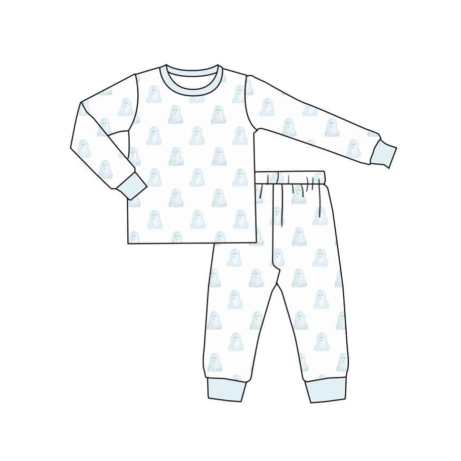 BLP0540  Pre-order baby boy clothes long sleeve top with trousers kids summer set