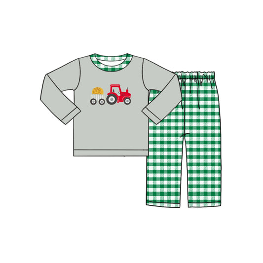 BLP0570  Pre-order baby boy clothes long sleeve top with trousers kids autumn set