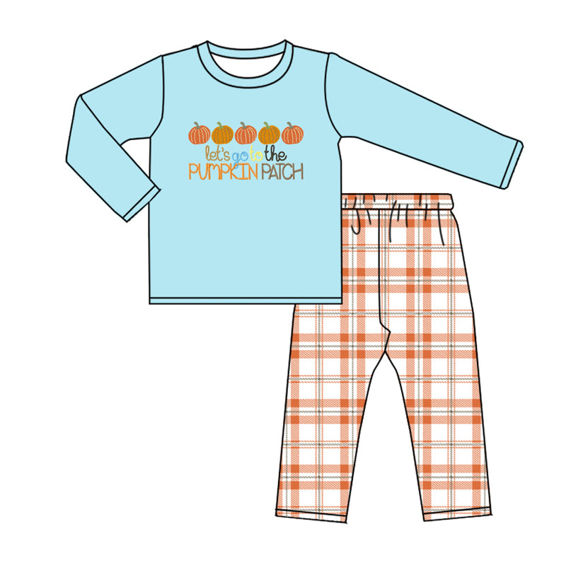 BLP0577  Pre-order baby boy clothes long sleeve top with trousers kids autumn set