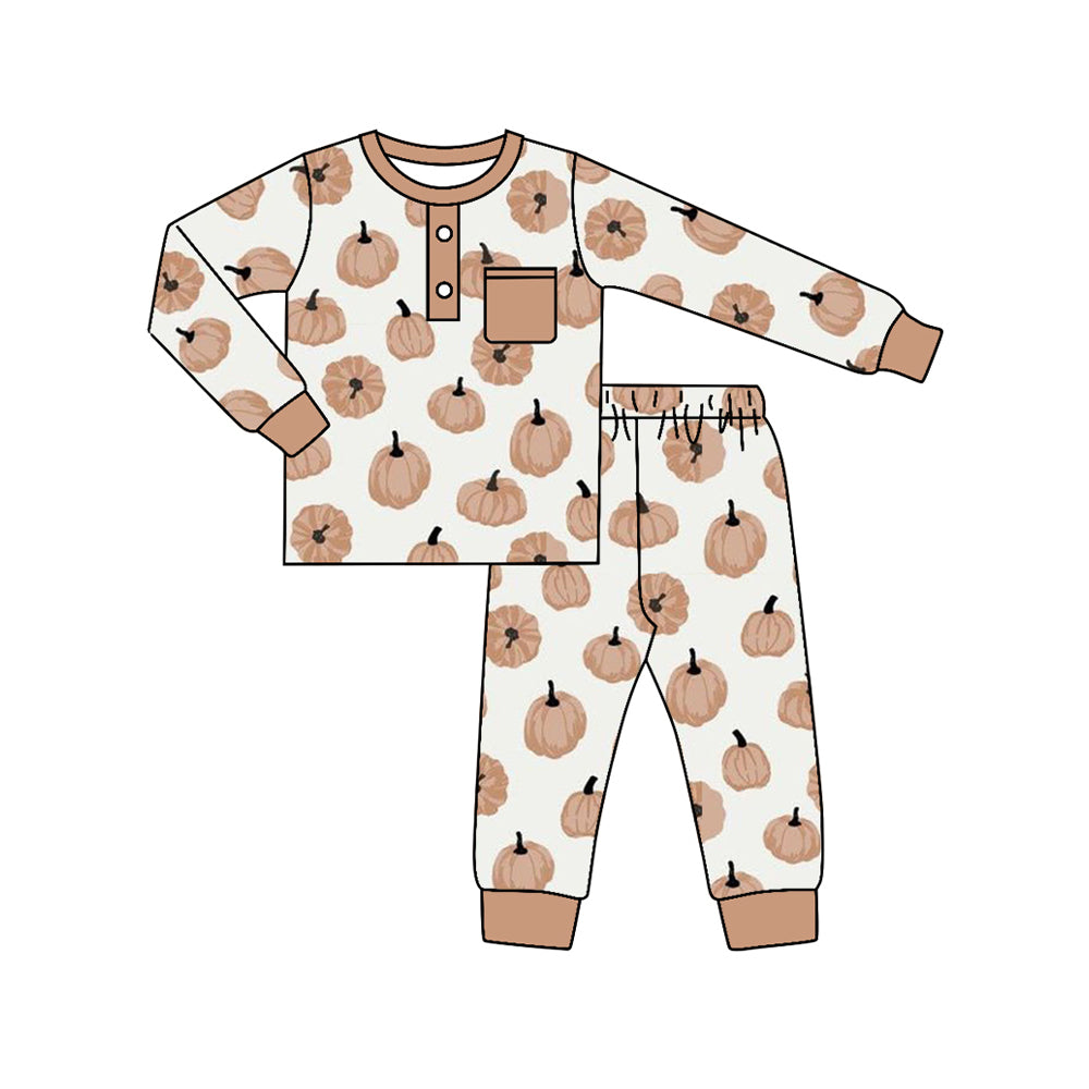 No moq BLP0609  Pre-order Size 3-6m to 7-8t baby boy clothes long sleeve top with trousers kids autumn set