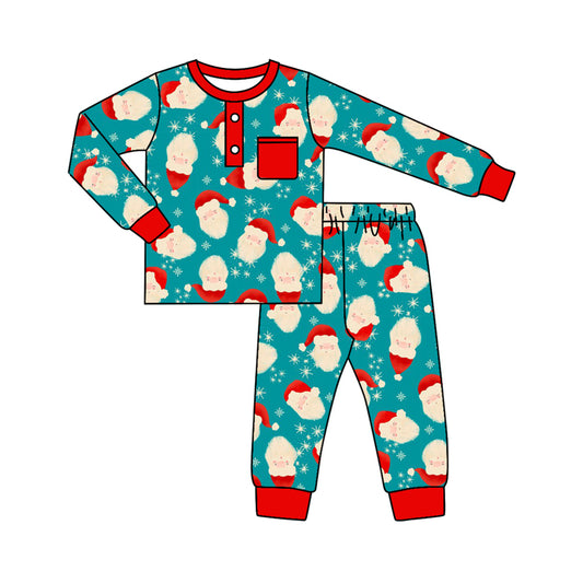 No moq BLP0621 Pre-order Size 3-6m to 7-8t baby boy clothes long sleeve top with trousers kids autumn set