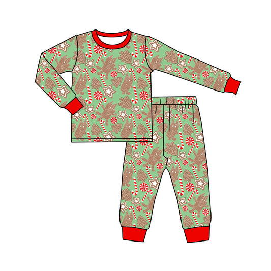 No moq BLP0635  Pre-order Size 3-6m to 7-8t baby boy clothes long sleeve top with trousers kids autumn set