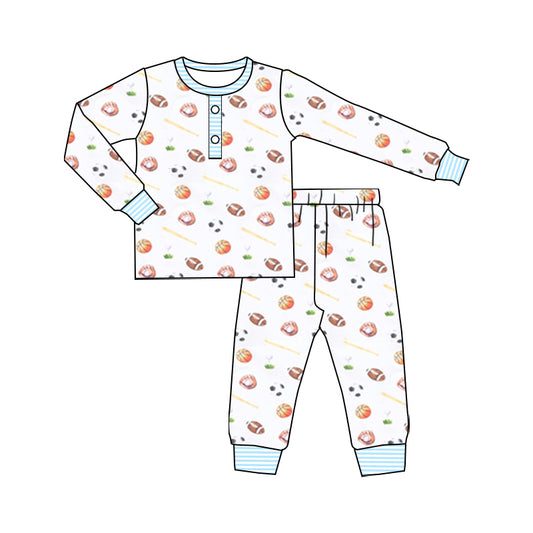 No moq BLP0645 Pre-order Size 3-6m to 7-8t baby boy clothes long sleeve top with trousers kids autumn set