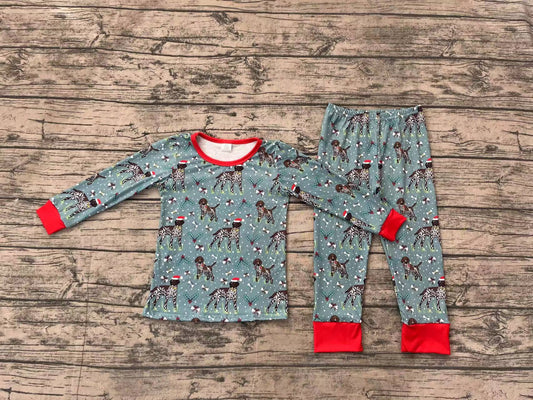 No moq BLP0850 Pre-order Size 3-6m to 7-8t baby boy clothes long sleeve top with trousers kids autumn set