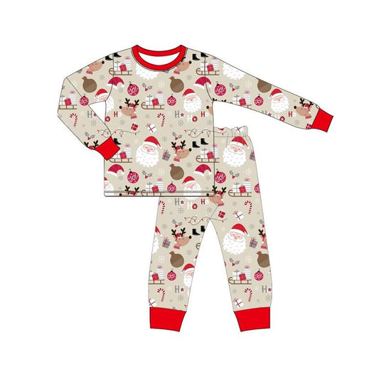 No moq BLP0662 Pre-order Size 3-6m to 7-8t baby boy clothes long sleeve top with trousers kids autumn set