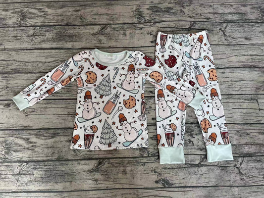 No moq BLP0688 Pre-order Size 3-6m to 7-8t baby boy clothes long sleeve top with trousers kids autumn set