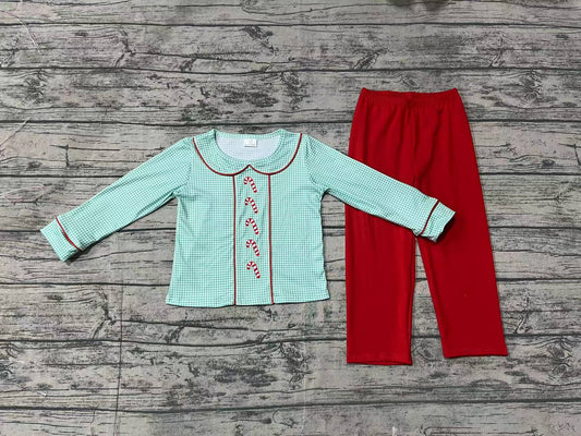 No moq BLP0752  Pre-order Size 3-6m to 7-8t baby boy clothes long sleeve top with trousers kids autumn set