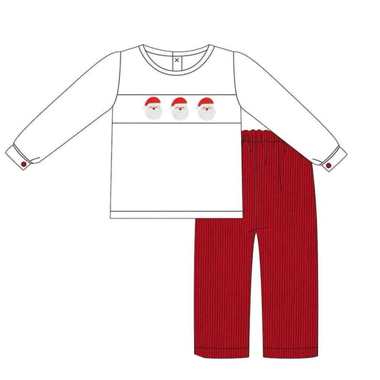 No moq BLP0758 Pre-order Size 3-6m to 7-8t baby boy clothes long sleeve top with trousers kids autumn set