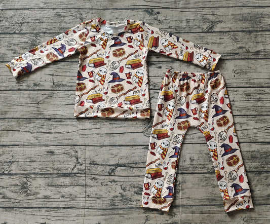 No moq BLP0760 Pre-order Size 3-6m to 7-8t baby boy clothes long sleeve top with trousers kids autumn set