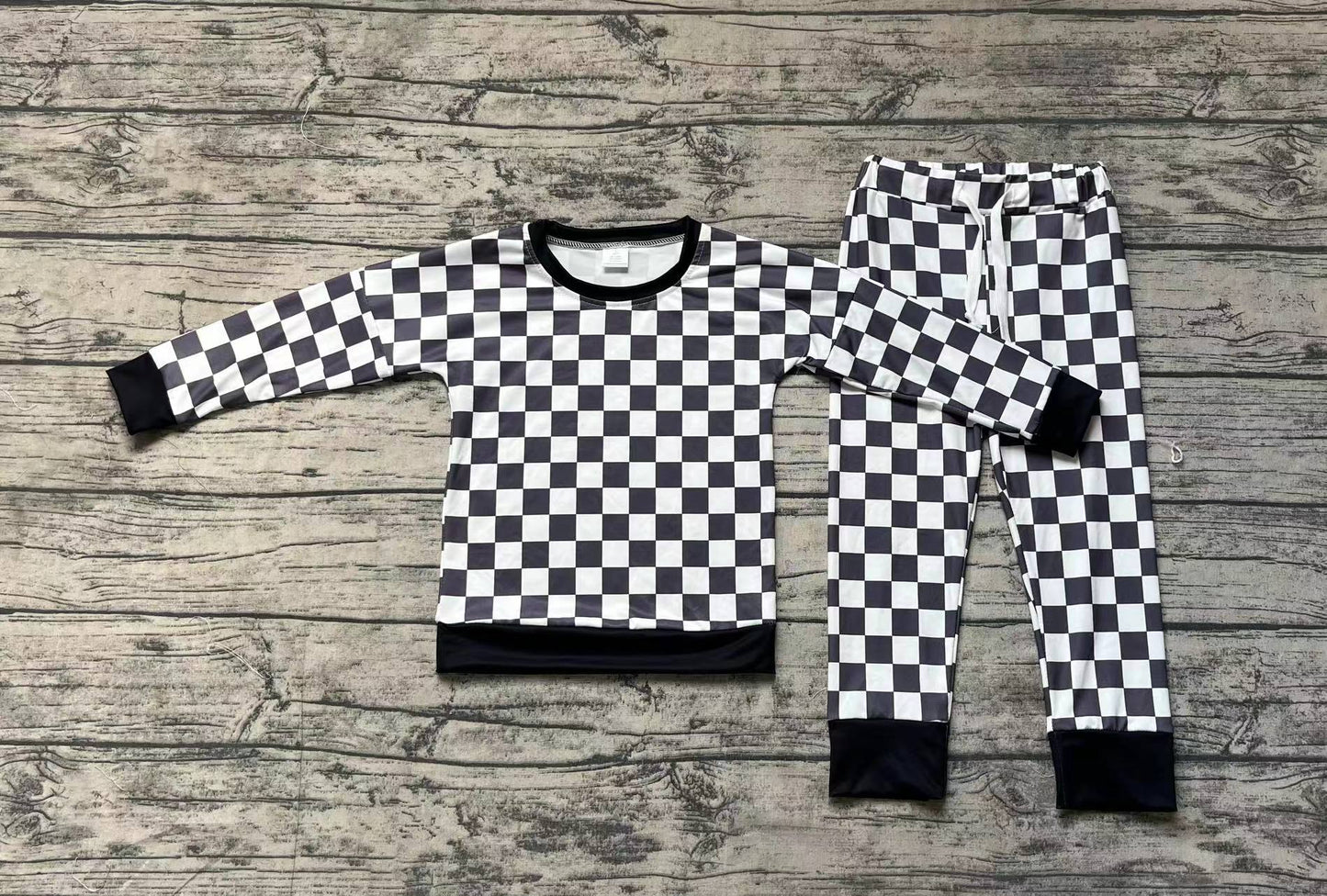 No moq  BLP0786  Pre-order Size 3-6m to 7-8t baby boy clothes long sleeve top with trousers kids autumn set