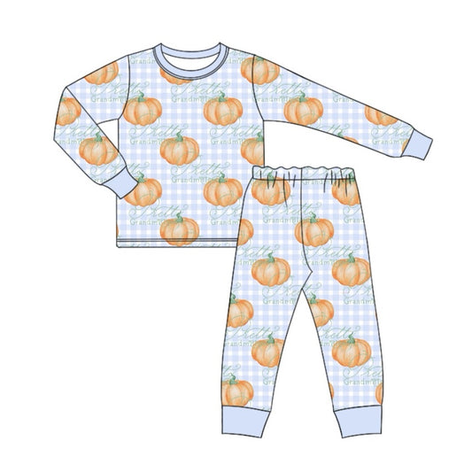 No moq  BLP0791  Pre-order Size 3-6m to 7-8t baby boy clothes long sleeve top with trousers kids autumn set