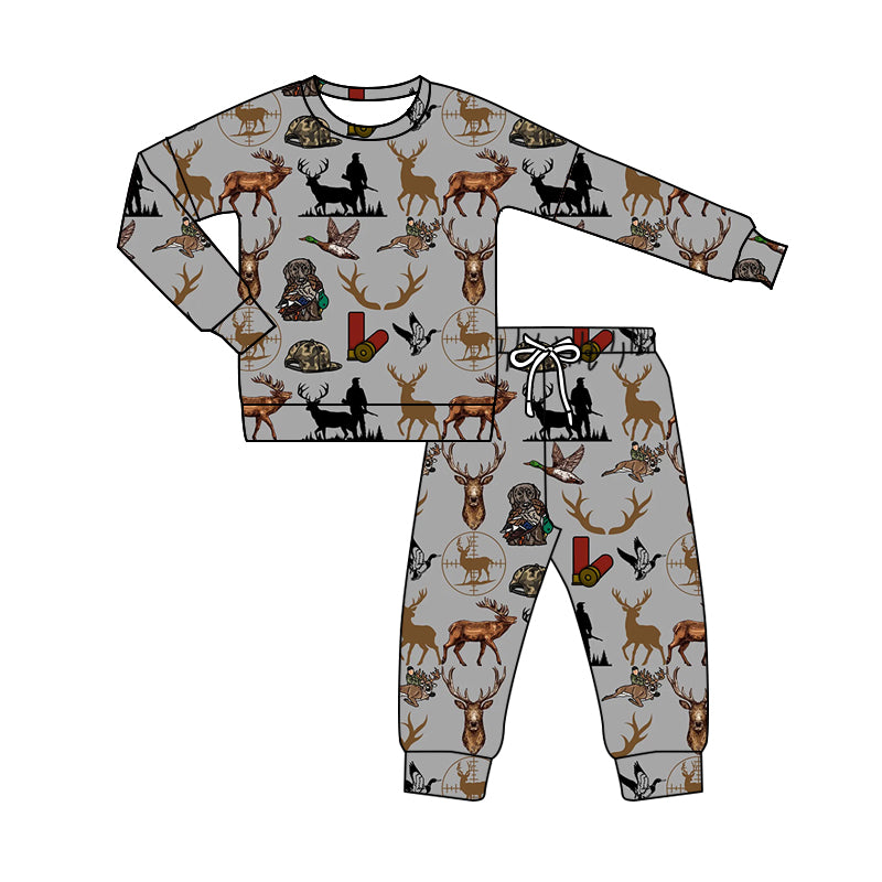 No moq  BLP0799  Pre-order Size 3-6m to 7-8t baby boy clothes long sleeve top with trousers kids autumn set