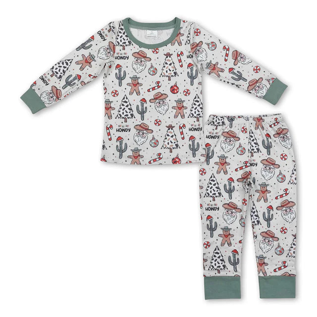 RTS Sibling Baby Boys  Christmas Pajamas Sets