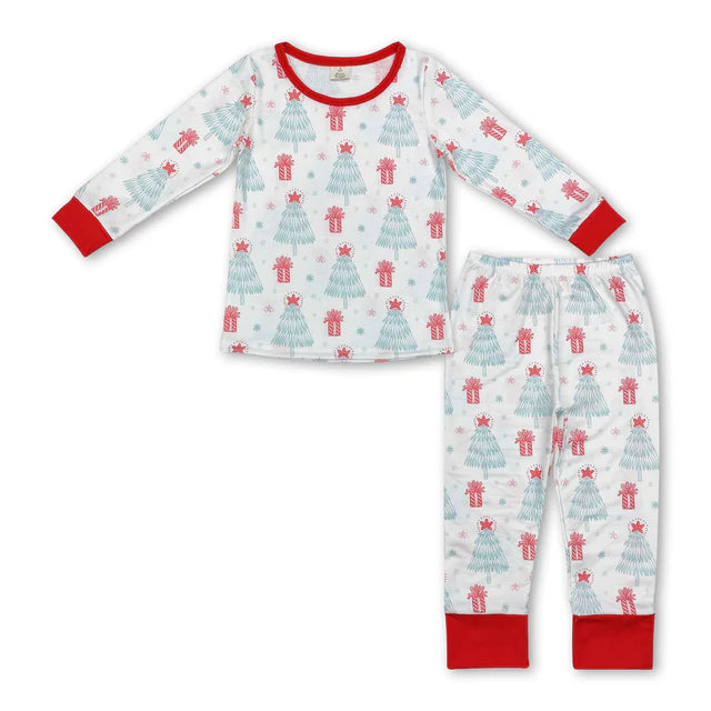 RTS Sibling Baby Kids Christmas  Top Pant Pajamas Clothes Sets