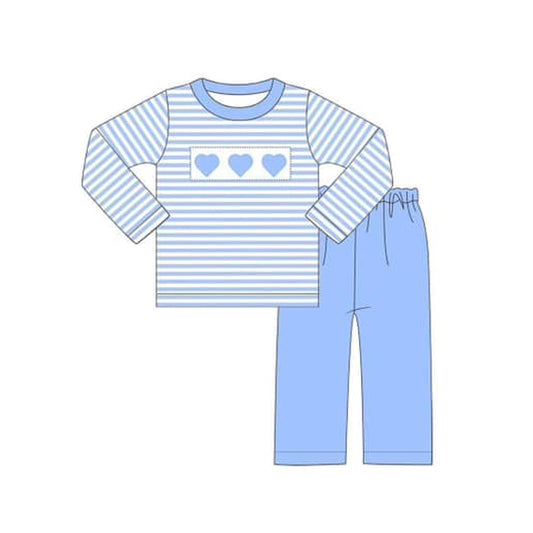 No moq BLP0890 Pre-order Size 3-6m to 14-16t baby boy clothes long sleeve top with trousers kids autumn set