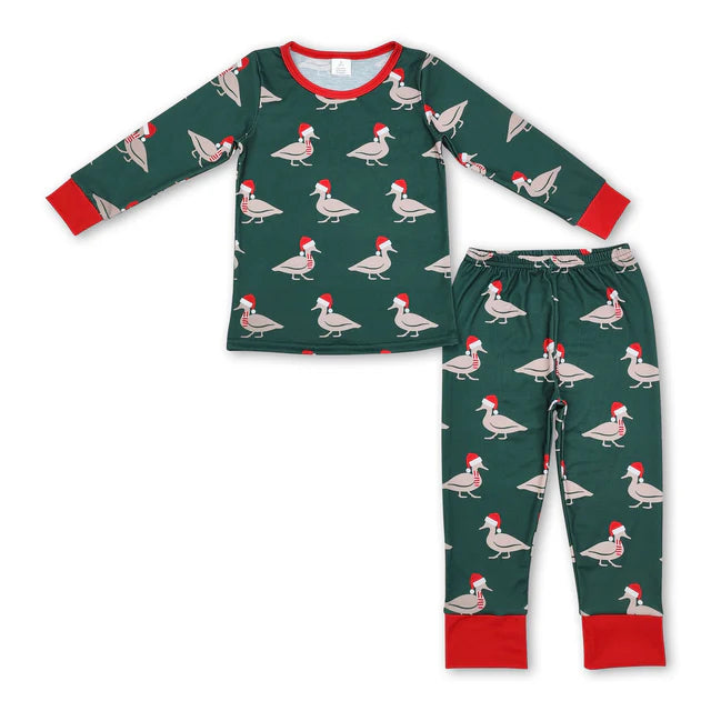 RTS Sibling Baby Kids Christmas  Top Pant Pajamas Clothes Sets