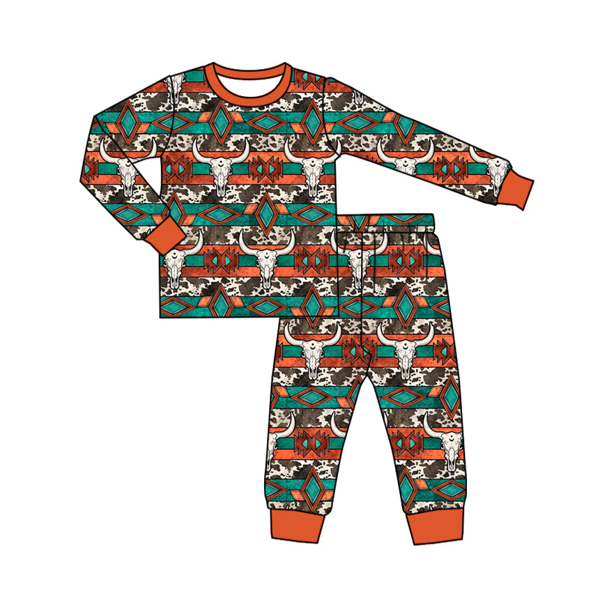 No moq BLP0908  Pre-order Size 3-6m to 14-16t baby boy clothes long sleeve top with trousers kids autumn set