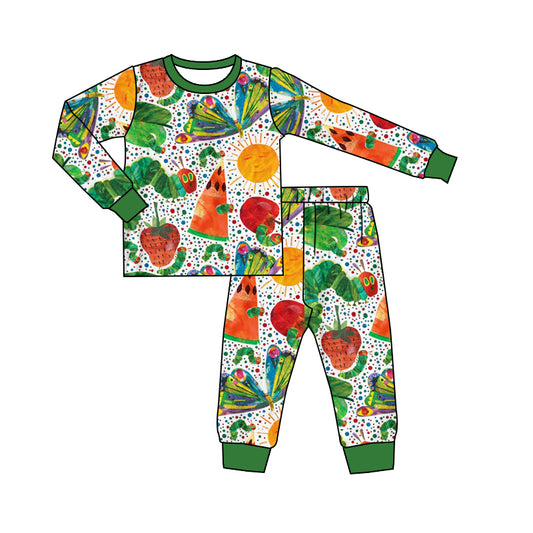 No moq BLP0909  Pre-order Size 3-6m to 14-16t baby boy clothes long sleeve top with trousers kids autumn set