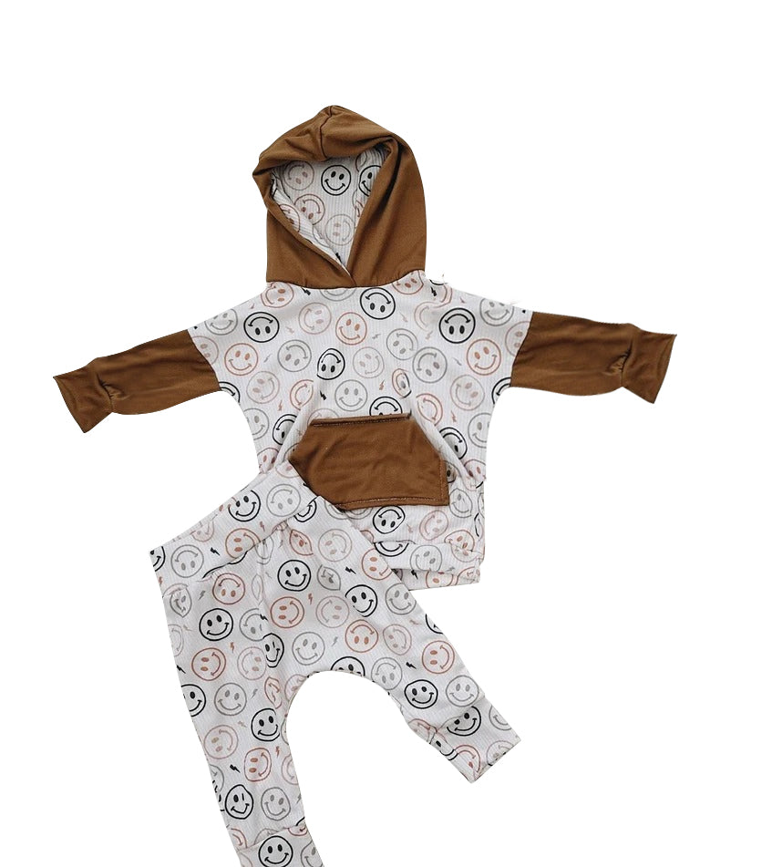 No moq BLP0914  Pre-order Size 3-6m to 14-16t baby boy clothes long sleeve top with trousers kids autumn set