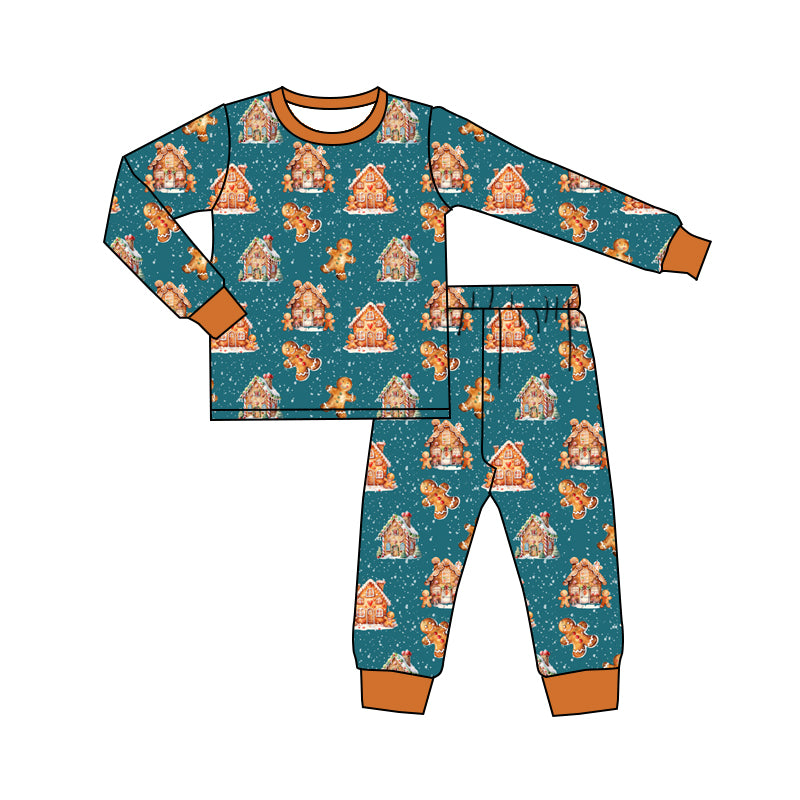 No moq BLP0952  Pre-order Size 3-6m to 14-16t baby boy clothes long sleeve top with trousers kids autumn set