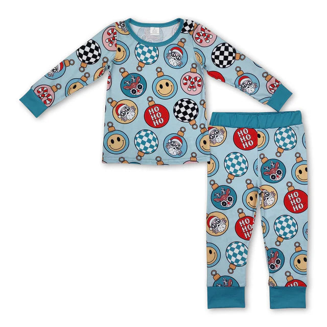 RTS Sibling Baby Kids Christmas  Top Pant Pajamas Clothes Sets