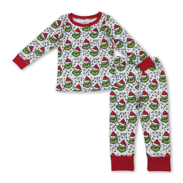 RTS Sibling Baby Boys  Christmas Pajamas Sets