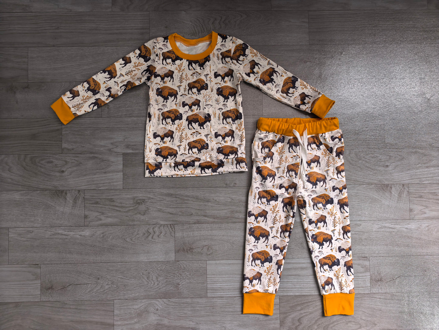 6.29 BLP1466 Sample No Moq Baby Boys Flowers Cows Top Pockets Jogger Western Clothes Set