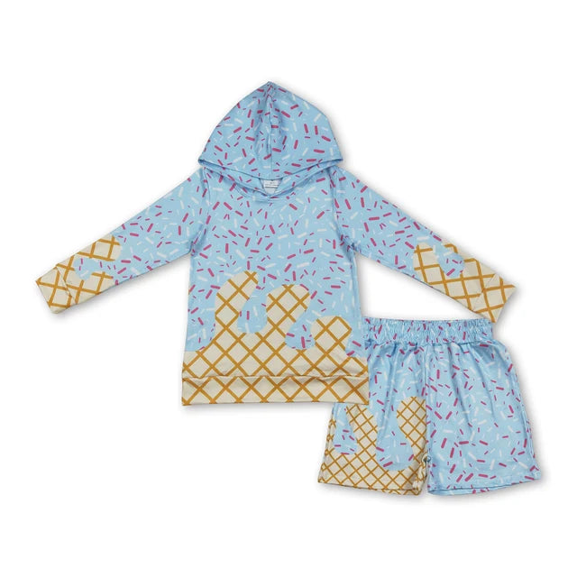 Sibling Baby Boys Long Sleeve Southern Camo Drip Sprinkles Hoodies Pockets Shorts Clothes Sets