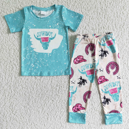 BSPO0005  Kids boys clothes short sleeves top with trousers set-promotion 2024.7.13 $5.5