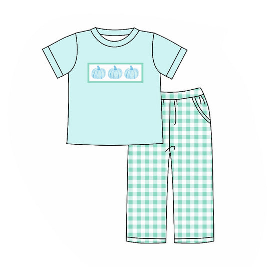 BSPO0446  Pre-order baby girls clothes short sleeve top with trousers kids summer set