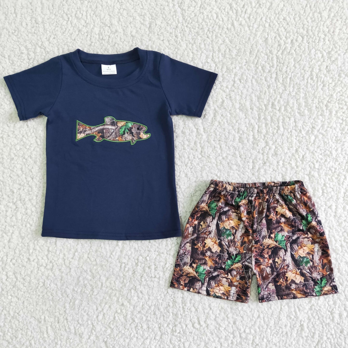 BSSO0010  Kids boys clothes  short sleeves top with shorts set-promotion  2024.5.25 $5.5