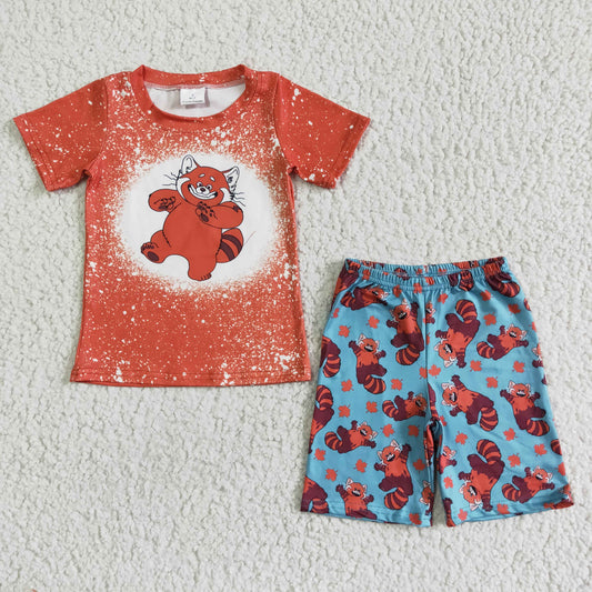 BSSO0045  Kids boys clothes  short sleeves top with shorts set-promotion  2024.4.5 $5.5