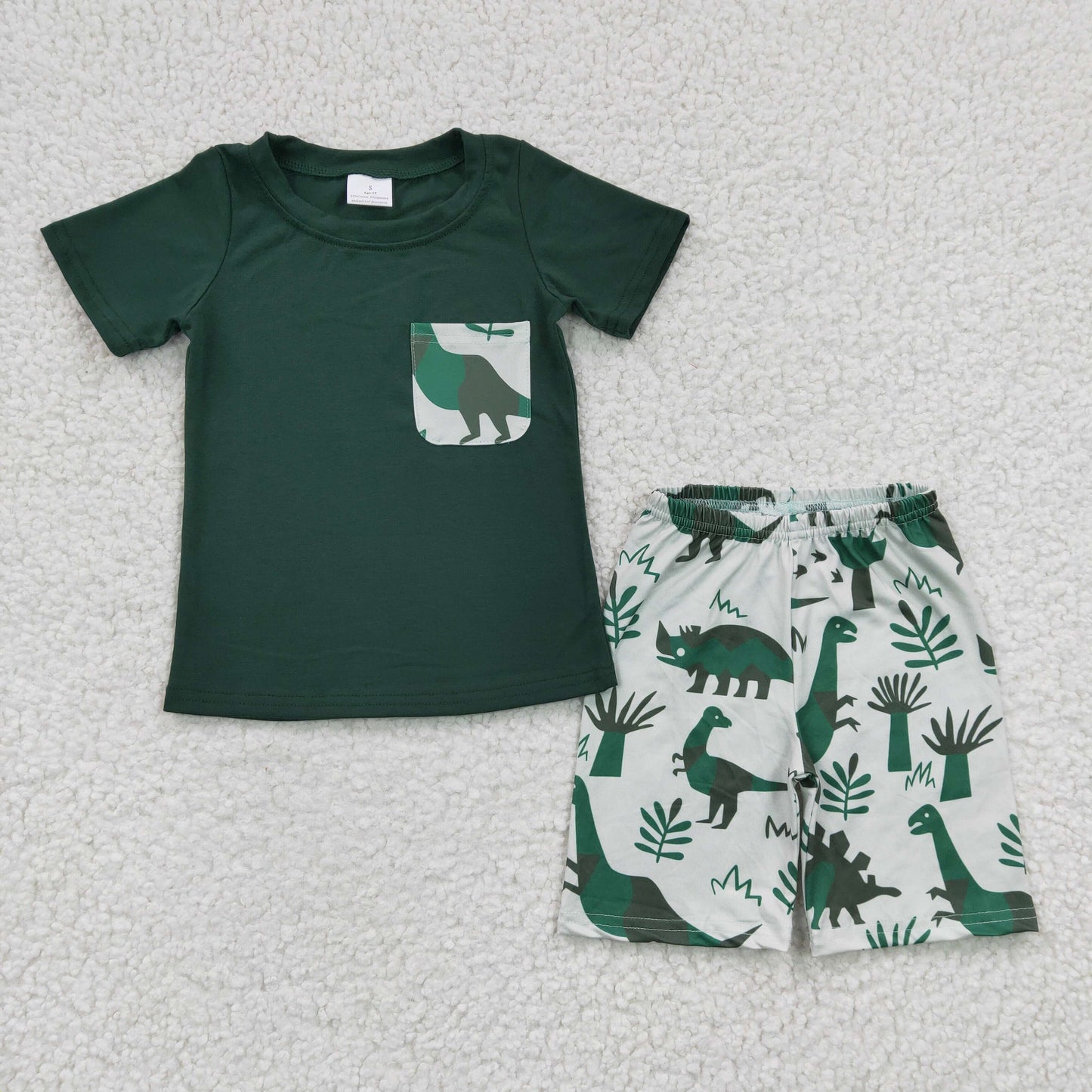 BSSO0116  Kids boys clothes  short sleeves top with shorts set-promotion 2024.6.29 $5.5