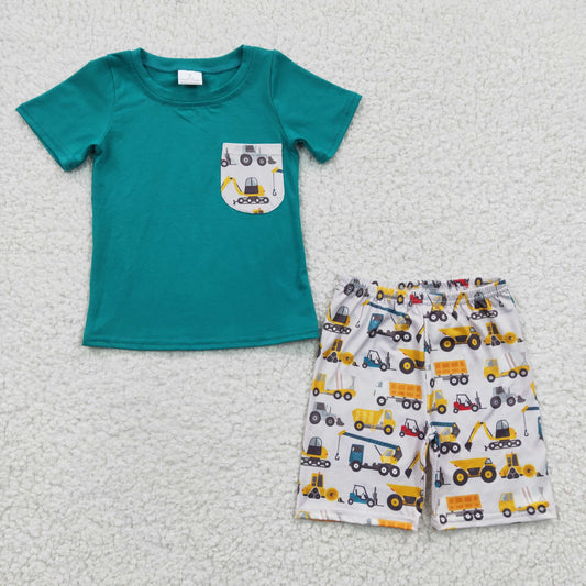 BSSO0118  Kids boys clothes  short sleeves top with shorts set-promotion 2024.6.29 $5.5