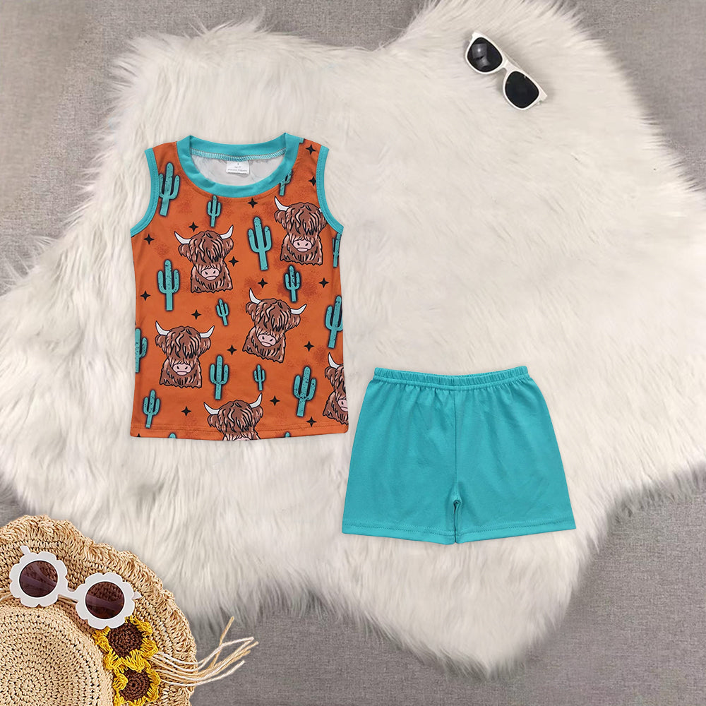 8.15 RTS Sibling Baby Boys Summer Boys Outfits New to the herd shirt shorts kids boy outfits
