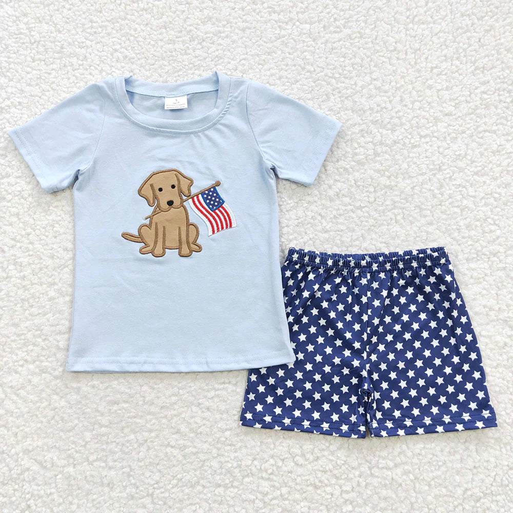 11.14 RTS Sibling Baby Boys July 4th Summer Shorts Outfits