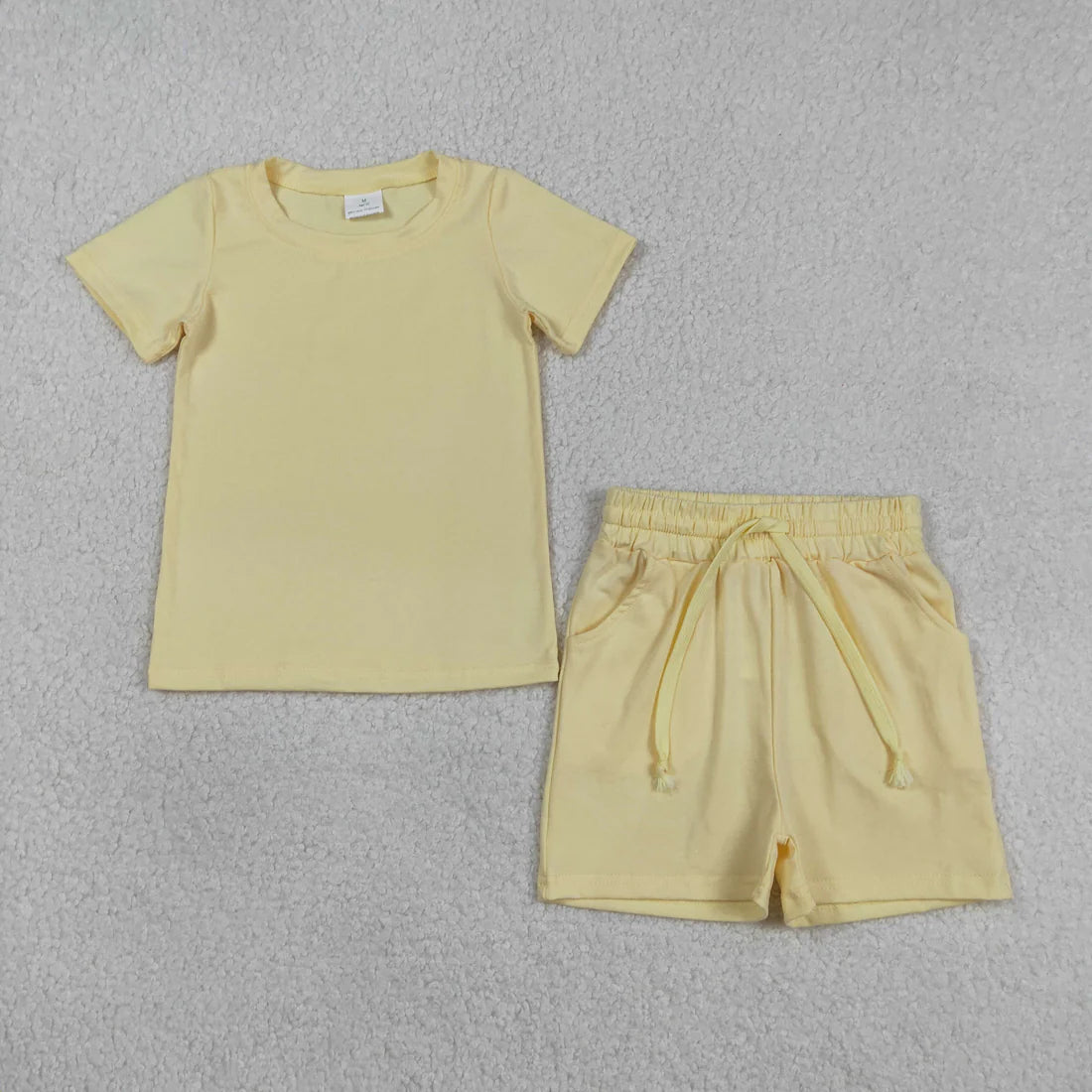 3.18 RTS Sibling Baby Boys Short Sleeve Shirts Top Pockets Shorts Pajamas Clothes Sets