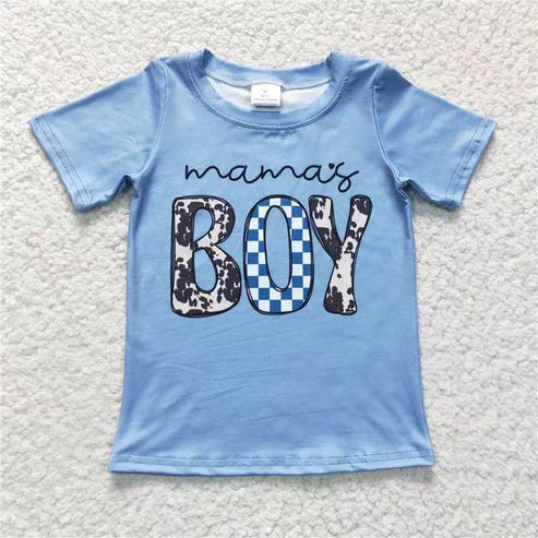 9.26 RTS Sibling Mama's Boys Girls Lights Flowers Tee Shirts Top