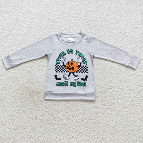 9.26 RTS Sibling Baby Boys Girls Ghosts Pumpkins Halloween Tee Shirts Top