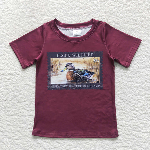12.8 RST Sibling Baby Boys Duck Hunting Top Tee Shirts
